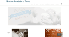 Desktop Screenshot of floridalovesmidwives.org